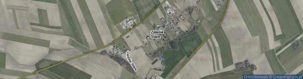 Zdjęcie satelitarne Zalesie Stare ul.